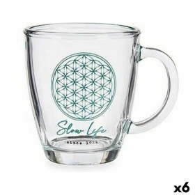 Tasse mug Slow Life Transparent verre 6 Unités (32
