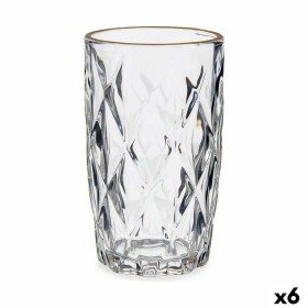 Verre Doré Transparent verre 6 Unités (340 ml)