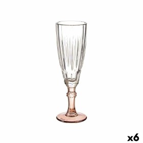 Copa de champán Cristal Marrón 6 Unidades (170 ml)