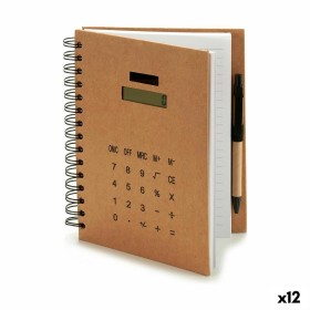Libreta de Anillas con Bolígrafo Calculadora 2,5 x