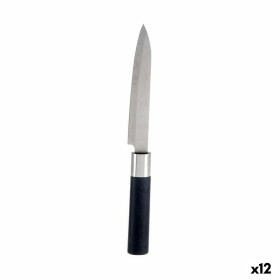 Couteau de cuisine 3 x 23,5 x 2 cm Argenté Noir Ac
