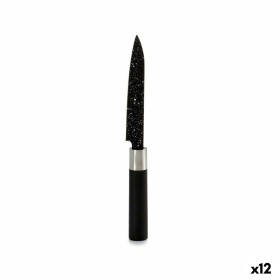Couteau de cuisine Marbre 2,5 x 24 x 2,5 cm Noir Acier