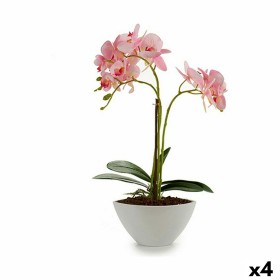 Planta Decorativa Orquídea 16 x 49 x 28 cm Plástico (4 Unidades)