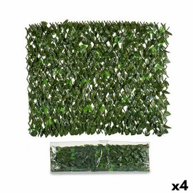 Cerca de Jardim Folhas 1 x 2 m Verde Plástico (4 U