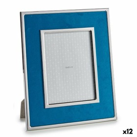 Marco de Fotos Azul Terciopelo 1 x 30,8 x 25,8 cm 