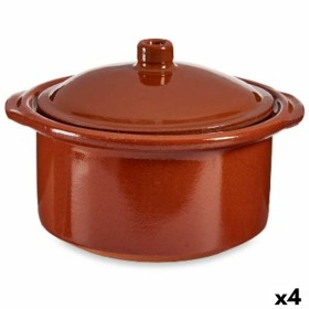 Casserole with Lid Baked clay 1,5 L 22 x 14,5 x 20