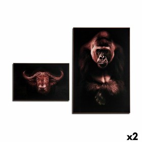 Pintura Gorila bufalo Aglomerado 81,5 x 3 x 121,5 
