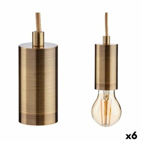 Lámpara de Techo Dorado Metal 60 W 11,5 x 12 x 11,