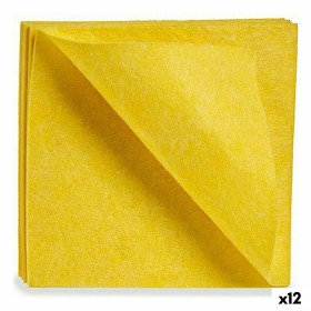 Tücher Sanft Gelb 18 x 2,5 x 20 cm (12 Stück)