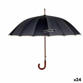 Paraguas Negro Metal Tela 110 x 110 x 95cm (24 Uni