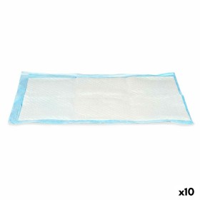 Saugende Unterlage 40 x 60 cm Blau Weiß Papier Polyäthylen (10