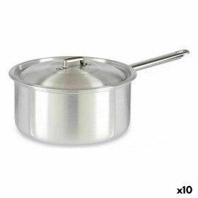 Saucepan with Lid Silver Aluminium 4 L 24,5 x 12 x