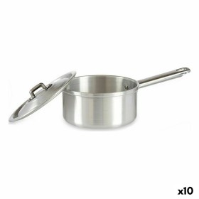 Saucepan with Lid Ø 14 cm Silver Aluminium 1 L (10