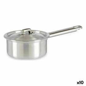Saucepan with Lid Ø 12 cm Silver Aluminium 600 ml 