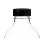 Botella Negro Transparente Plástico 1 L 8,3 x 23 x 8,3 cm (12