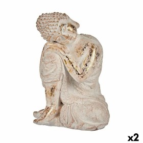Figura Decorativa para Jardín Buda Poliresina 23 x
