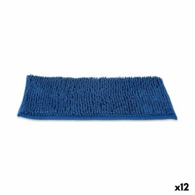 Badematte Blau 59 x 40 x 2,5 cm (12 Stück)