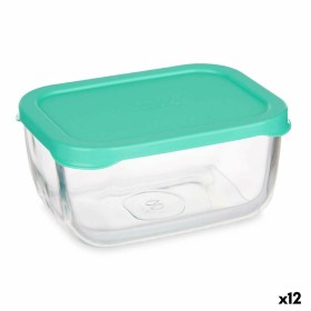 Fiambrera SNOW BOX Verde Transparente Vidrio Polie