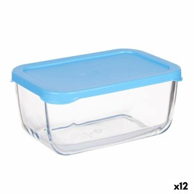 Fiambrera SNOW BOX Azul Transparente Vidrio Poliet