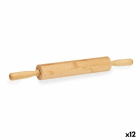 Rodillo Amasador Bambú 45 x 5 x 5 cm (12 Unidades)
