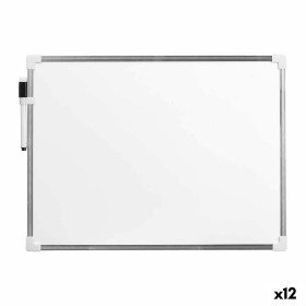 Magnetic Board with Marker White Aluminium 30 x 40