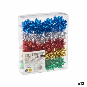 Lazos Brillo Multicolor PVC 5 x 3,5 x 5 cm (12 Uni