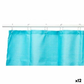 Cortina de Ducha Puntos Azul Poliéster 180 x 180 c
