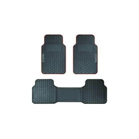 Car Floor Mat Set Sparco SPCF500RD Black/Red Black