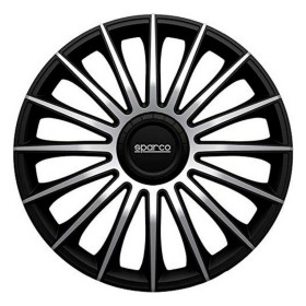 Hubcap Sparco Torino CS5 Black Silver 15 (4 uds)