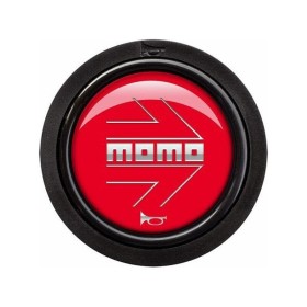 Pulsador Momo SPHOARWREDCHF Volante Negro/Rojo