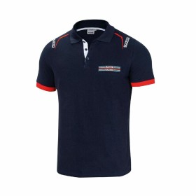 Polo à manches courtes Sparco Martini Racing Blue 