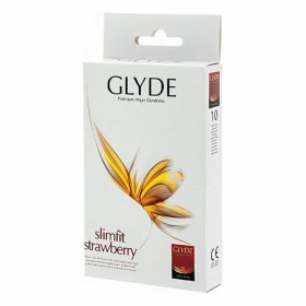 Preservativos Glyde Morango 17 cm (10 uds)