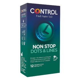 Préservatifs Non Stop Dots & Lines Control (12 uds