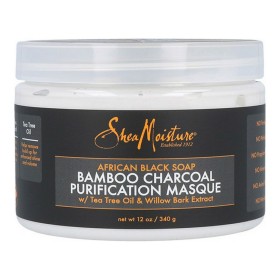 Haarmaske African Black Soap Bamboo Charcoal Shea Moisture (340
