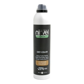 Spray Cubre Canas Green Dry Color Nirvel Castaño Claro (300 ml)