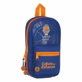 Plumier Mochila Valencia Basket Azul Naranja (33 P