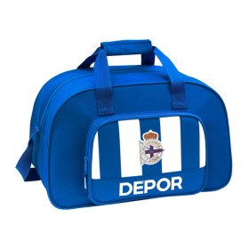 Saco de Desporto R. C. Deportivo de La Coruña Azul Branco (40 x