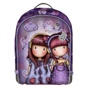 School Bag The Duet Gorjuss M572A Purple 32 x 45 x