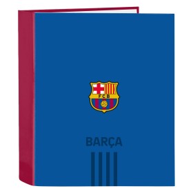 Ringbuch F.C. Barcelona Granatrot Marineblau A4 (27 x 33 x 6 cm)
