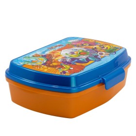 Fiambrera para Sandwich SuperThings Kazoom kids Azul Naranja