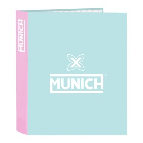 Carpeta de anillas Munich Skylight Azul cielo A4 (