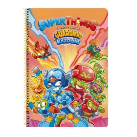 Notizbuch SuperThings Guardians of Kazoom Lila Gelb A4