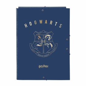 Carpeta Harry Potter Magical Marrón Azul marino A4 (26 x 33.