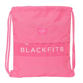 Bolsa Mochila con Cuerdas BlackFit8 Glow up Rosa (35 x 40 x 1