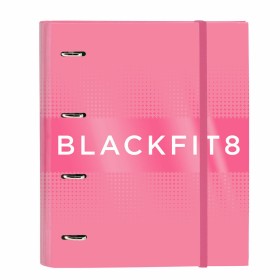 Carpeta de anillas BlackFit8 Glow up A4 Rosa (27 x 32 x 3.