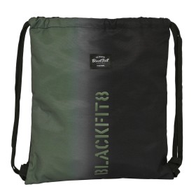 Bolsa Mochila con Cuerdas BlackFit8 Gradient Negro Verde