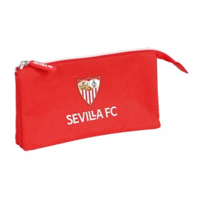 Portatodo Triple Sevilla Fútbol Club Rojo (22 x 12 x 3 cm)