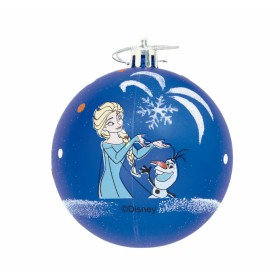 Bola de Navidad Frozen Memories 6 Unidades Azul Blanco Plástico