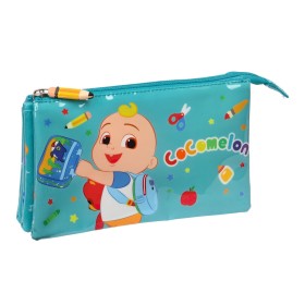 Triple Carry-all CoComelon Back to class Light Blue (22 x 12 x