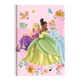 Carnet Princesses Disney Magical Beige Rose A4 80 Volets